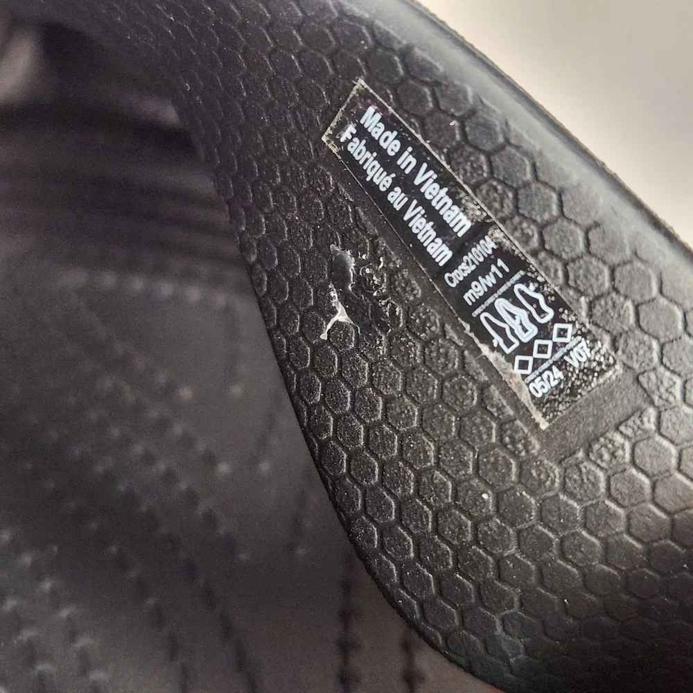 CROCS‎ Sandals W9 M11 Black Pink Platform Hello Kitty Kuromi Whimsigoth NEW